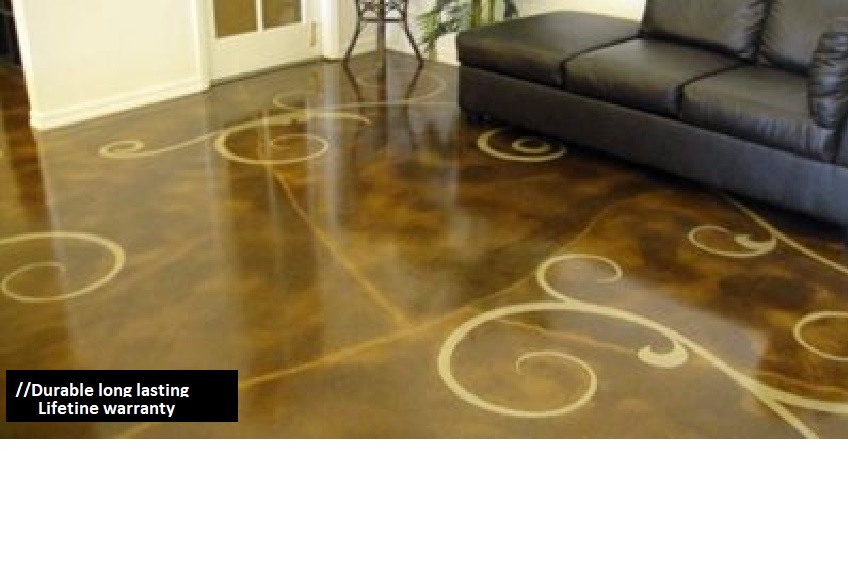 Image of decorative concrete flooring company San antonio